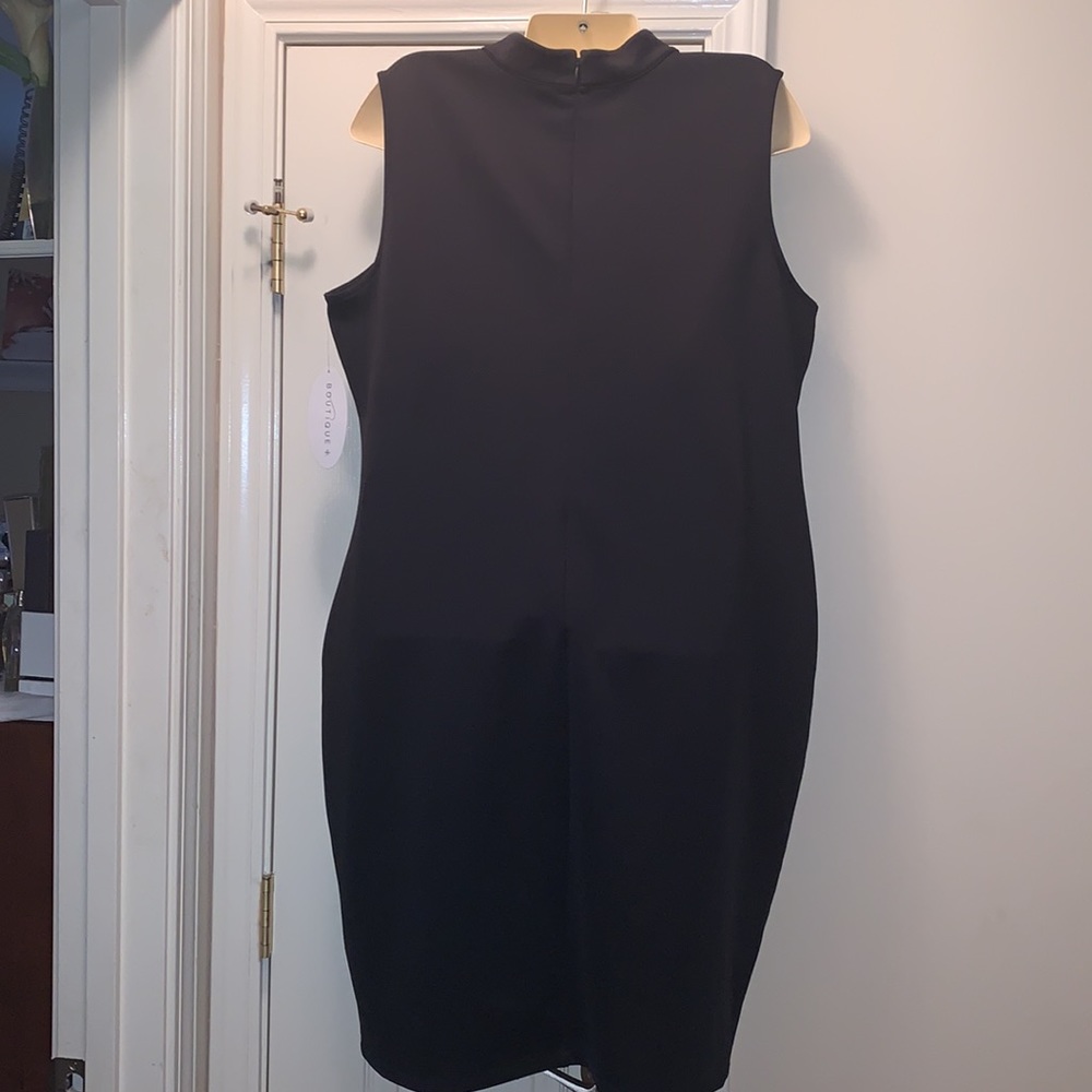 Women’s Sexy LBD Black Dress 1x NWT - Picture 3 of 5